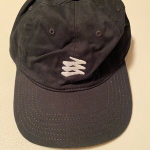 Brooks Black Cap with White Logo